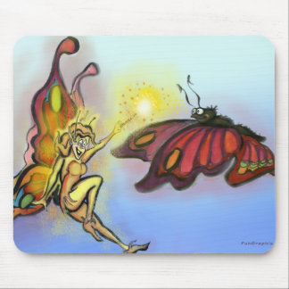 Alfombrilla De Ratón Naranja Faerie