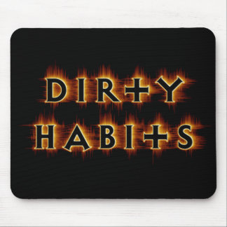 Alfombrilla De Ratón Naranja Flash Dirty Habits Mousepad