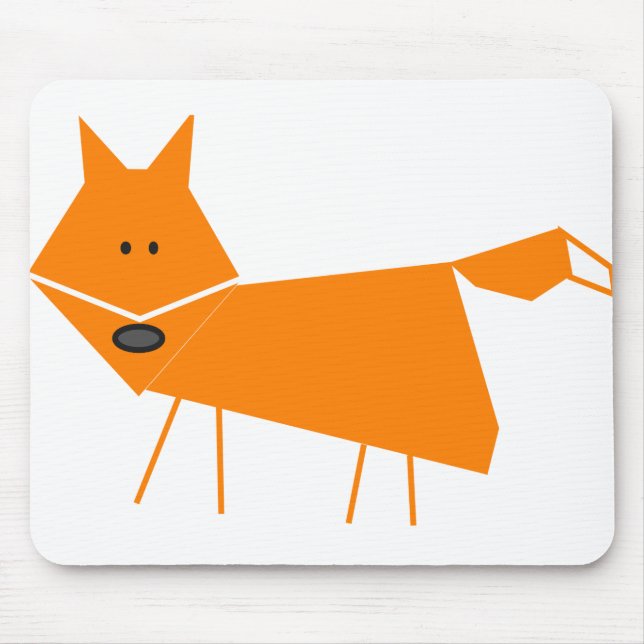 Alfombrilla De Ratón Naranja Fox (Frente)