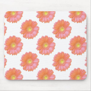 Alfombrilla De Ratón Naranja gerbera daisy