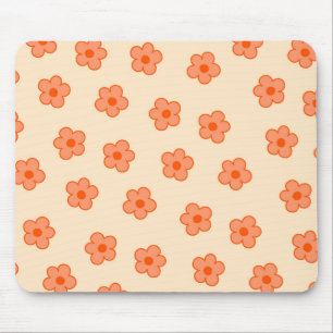 Alfombrilla De Ratón Naranja Hippie Peach Preppy