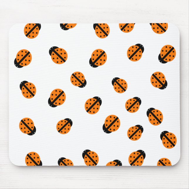 Alfombrilla De Ratón Naranja Lady Bug Mousepad (Frente)