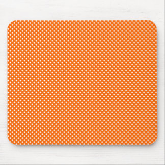 Alfombrilla De Ratón Naranja neto del modelo con blanco