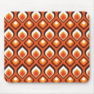 Alfombrilla De Ratón Naranja psicodélico