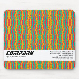Alfombrilla De Ratón Naranja rojo y verde, negocios
