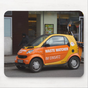 Alfombrilla De Ratón Naranja Smart Car