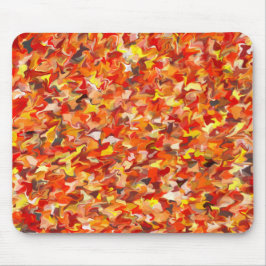 Alfombrilla De Ratón Naranja Swirl Mousepad
