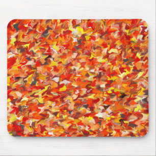 Alfombrilla De Ratón Naranja Swirl Mousepad