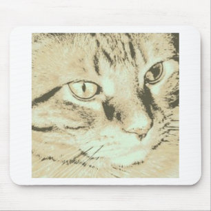 Alfombrilla De Ratón Naranja Tabby Cat