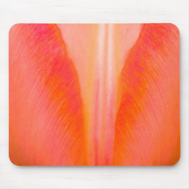 Alfombrilla De Ratón Naranja Tulip (Frente)