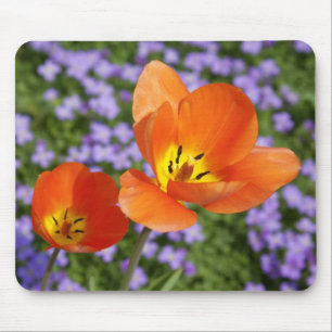 Alfombrilla De Ratón Naranja Tulips
