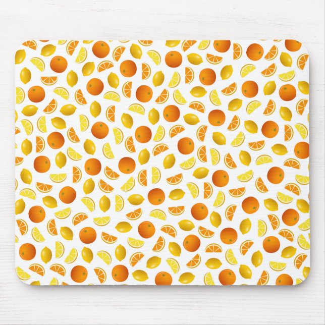 Alfombrilla De Ratón Naranjas y Lemones (Frente)