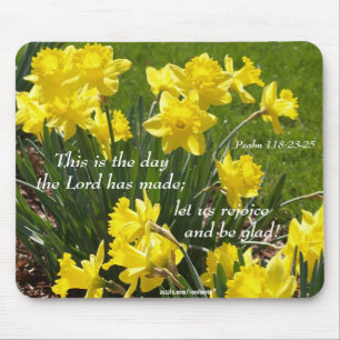 Alfombrilla De Ratón Narciso Mousepad del salmo 118