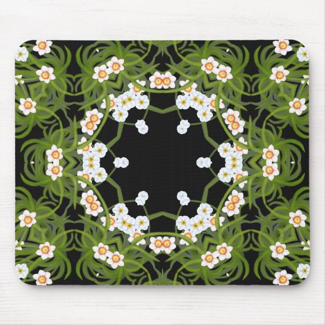 Alfombrilla De Ratón Narcisos Mousepad geométrico (Frente)