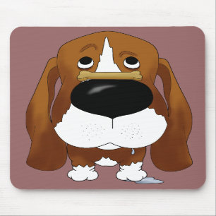 Alfombrilla De Ratón Nariz grande Basset Hound Mousepad