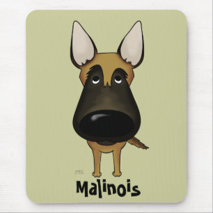 Alfombrilla De Ratón Nariz grande Malinois