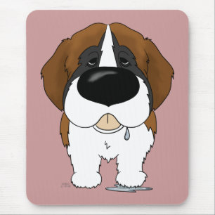 Alfombrilla De Ratón Nariz grande St Bernard