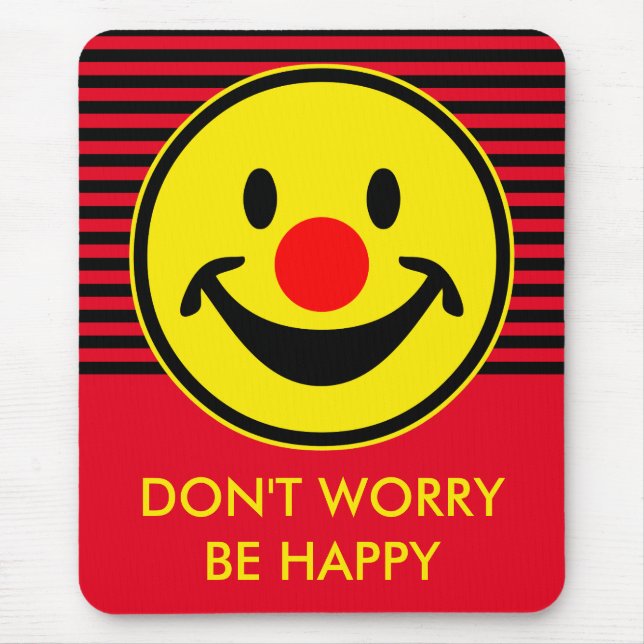 Alfombrilla De Ratón Nariz roja - amarillo + sus ideas (Frente)