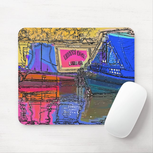 ALFOMBRILLA DE RATÓN NARROWBOATS (Con ratón)