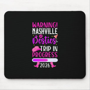 Alfombrilla De Ratón Nashville Besties Viaje 2026 En Progreso Mejor Ami