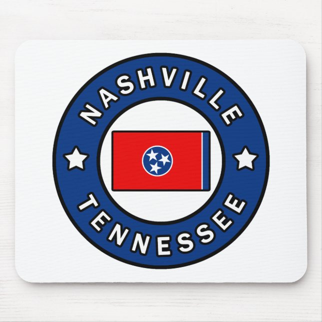 Alfombrilla De Ratón Nashville Tennessee (Frente)
