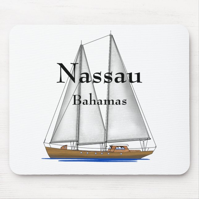 Alfombrilla De Ratón Nassau Bahamas (Frente)