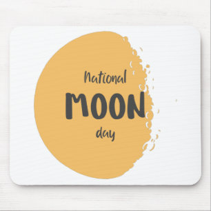 Alfombrilla De Ratón National Moon Day