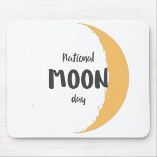 Alfombrilla De Ratón National Moon Day