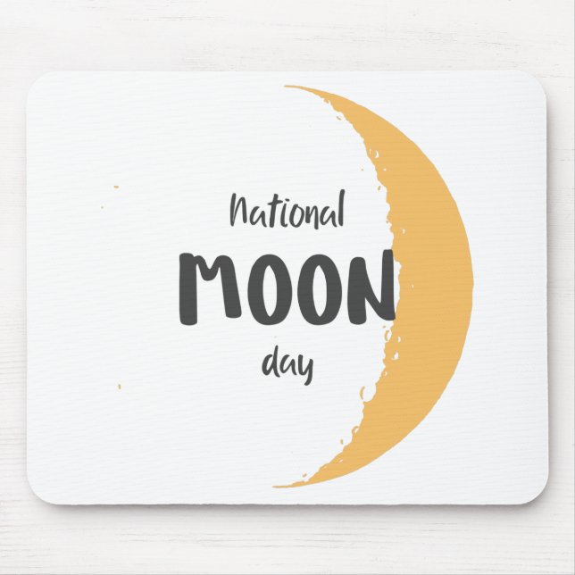 Alfombrilla De Ratón National Moon Day (Frente)