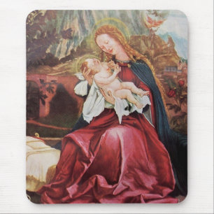 ALFOMBRILLA DE RATÓN NATIVIDAD CON ÁNGELES - MAGIA DE NAVIDADES
