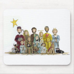 Alfombrilla De Ratón Natividad del navidad