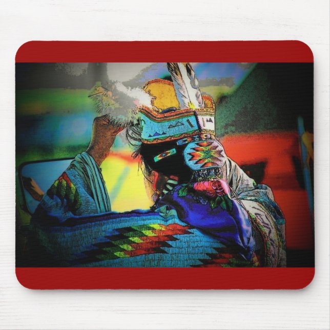 Alfombrilla De Ratón Nativo americano Mousepad (Frente)