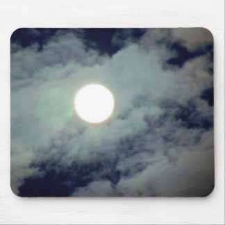 Alfombrilla De Ratón Naturaleza de las nubes lunares