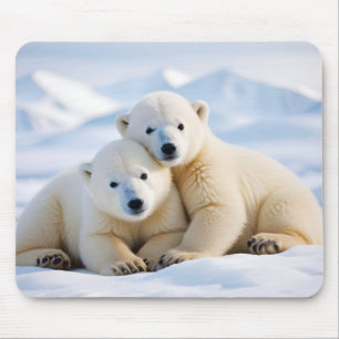 Alfombrilla De Ratón Naturaleza de los animales del oso polar
