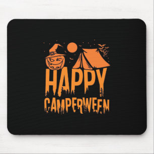 Alfombrilla De Ratón Naturaleza del campamento de Halloween