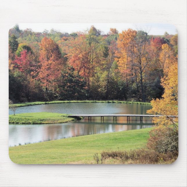 ALFOMBRILLA DE RATÓN NATURALEZA: POND Y MADERA (Frente)