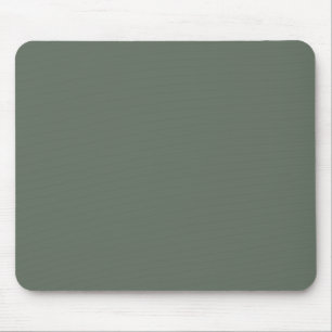 Alfombrilla De Ratón Naturaleza serena Color sólido verde oscuro Sombre