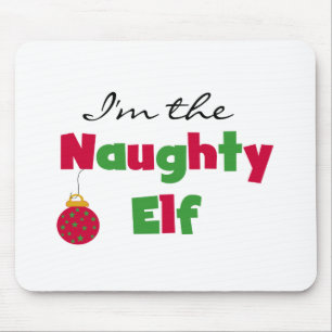 Alfombrilla De Ratón Naughty Elf
