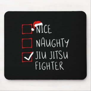 Alfombrilla De Ratón Naughty Jiu Jitsu Fighter List Navidades Sant