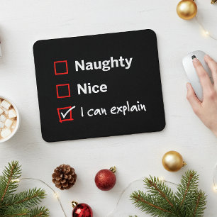 Alfombrilla De Ratón Naughty Nice - Puedo explicarlo