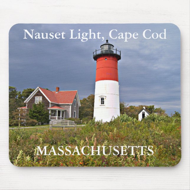 Alfombrilla De Ratón Nauset Light, Cape Cod, Massachusetts Mousepad (Frente)