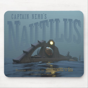 Alfombrilla De Ratón Nautilus Mousepad de capitán Nemo