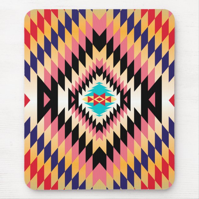Alfombrilla De Ratón Navajo Design-7 Mousepad (Frente)