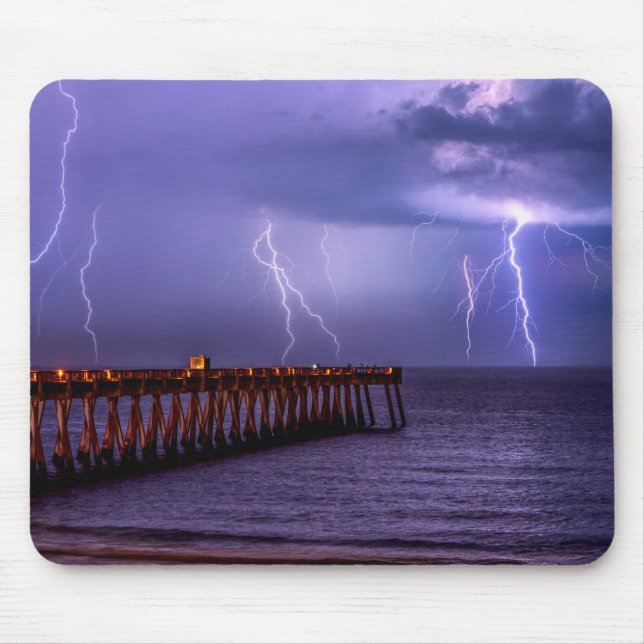 Alfombrilla De Ratón Navarre Florida Lightning Storm (Frente)