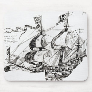 Alfombrilla De Ratón Nave de Jacques Cartier, 'Rarete Indes
