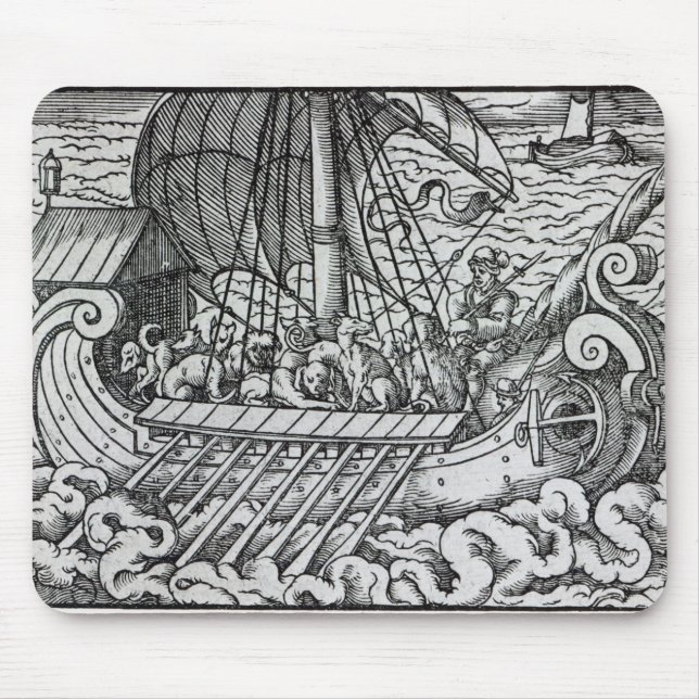 Alfombrilla De Ratón Nave de Viking (Frente)