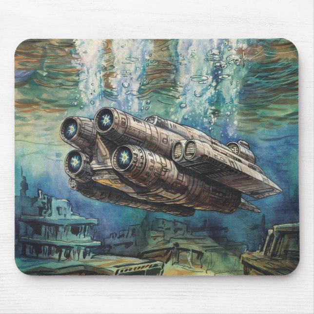 Alfombrilla De Ratón nave espacial (Frente)