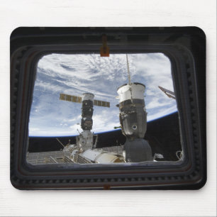 Alfombrilla De Ratón Nave espacial de dos rusos