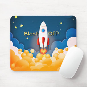 Alfombrilla De Ratón Nave Espacial Personalizada para el Espacio Exteri
