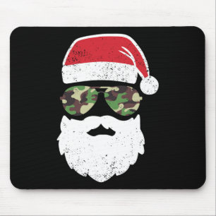 Alfombrilla De Ratón Navidad Camuflaje En Julio Retro Vintage Navidad C